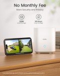 AOSU 3K Outdoor Wireless Solar Security Cameras