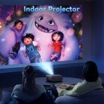 Einyoumily Mini Full HD 1080P Portable Projector