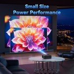 Einyoumily Mini Full HD 1080P Portable Projector