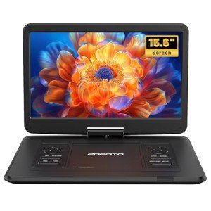 17.5" Portable DVD Player with Large Swivel Screen