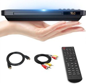 MAITE Ultra Slim Regionless DVD Player with Remote