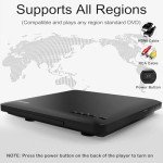 MAITE Ultra Slim Regionless DVD Player with Remote