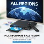 MAITE Ultra Slim Regionless DVD Player with Remote