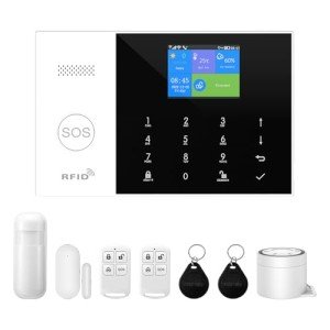 8-Piece 4G WiFi Home Alarm System with App