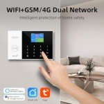 8-Piece 4G WiFi Home Alarm System with App