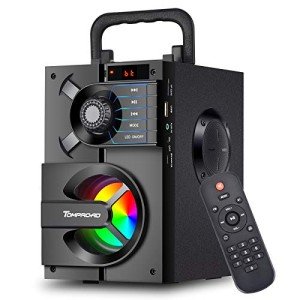 Wireless Portable Bluetooth Speaker with Subwoofer & LED Lights