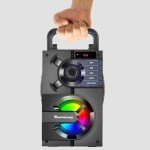 Wireless Portable Bluetooth Speaker with Subwoofer & LED Lights