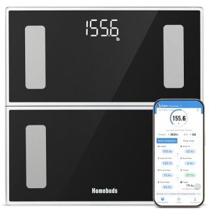 Smart Body Weight Scales with App Sync and LED