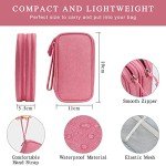 Simpolor Double-Layer Cable Organizer Bag - Pink