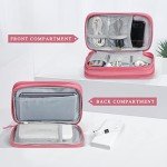 Simpolor Double-Layer Cable Organizer Bag - Pink