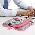 Simpolor Double-Layer Cable Organizer Bag - Pink