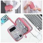 Simpolor Double-Layer Cable Organizer Bag - Pink