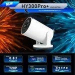HY300 Pro+ Smart Mini 4K Projector with Bluetooth