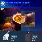 HY300 Pro+ Smart Mini 4K Projector with Bluetooth