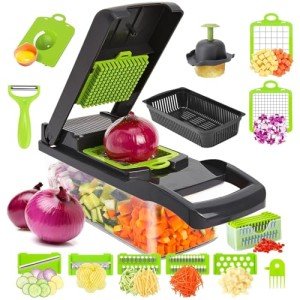 16-in-1 Vegetable Chopper and Mandoline Slicer