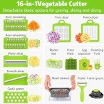 16-in-1 Vegetable Chopper and Mandoline Slicer