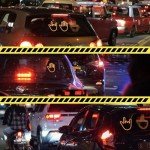 Funny Middle Finger LED Car Light with Remote