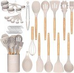 24-Piece Non-Stick Silicone Kitchen Utensils Set