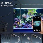 HD Endoscope Inspection Camera with 8 LED Lights