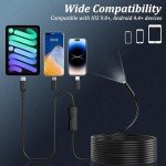 HD Endoscope Inspection Camera with 8 LED Lights