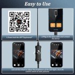 HD Endoscope Inspection Camera with 8 LED Lights