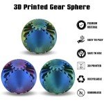 3D Printed Steampunk Gear Fidget Sphere Toy