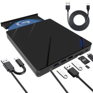8-in-1 Portable Blu-ray and DVD Drive