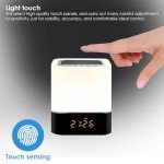 Bluetooth Speaker Bedside Lamp with Color Changing Light