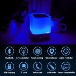 Bluetooth Speaker Bedside Lamp with Color Changing Light