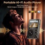HIFI WALKER H2 Bluetooth MP3 Player, 64GB
