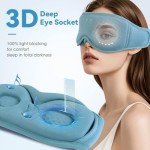 MUSICOZY Bluetooth Sleep Mask Headphones for Travel