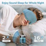 MUSICOZY Bluetooth Sleep Mask Headphones for Travel