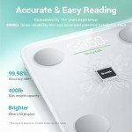 Smart Body Weight Scale with App, 400lb Capacity