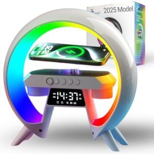 O Lamp Wireless Charger and Bluetooth Speaker Light