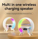 O Lamp Wireless Charger and Bluetooth Speaker Light