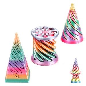 Spiral Cone Fidget Toy - 3D Optical Illusion Set