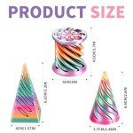 Spiral Cone Fidget Toy - 3D Optical Illusion Set