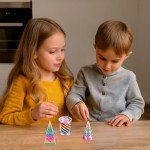 Spiral Cone Fidget Toy - 3D Optical Illusion Set