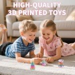 Spiral Cone Fidget Toy - 3D Optical Illusion Set