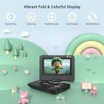 POFOTO 9.5" Portable DVD Player for Kids