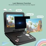 POFOTO 9.5" Portable DVD Player for Kids