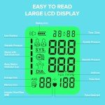 Home Blood Pressure Monitor with Large Cuff
