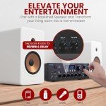 Pyle 300W Bluetooth Mini Hi-Fi Amplifier