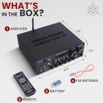 Pyle 300W Bluetooth Mini Hi-Fi Amplifier