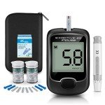 Blood Glucose Monitor Kit with Test Strips & Lancets