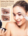 2-in-1 Rechargeable Eyebrow & Facial Hair Trimmer