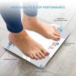Fit Smart Bluetooth Bathroom Scale with App