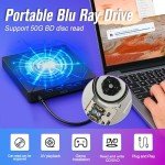 7-in-1 Portable External Blu-Ray Drive with USB-C