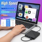 7-in-1 Portable External Blu-Ray Drive with USB-C