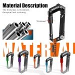 Multifunctional Heavy-Duty Carabiner Multi-Tool Keychain